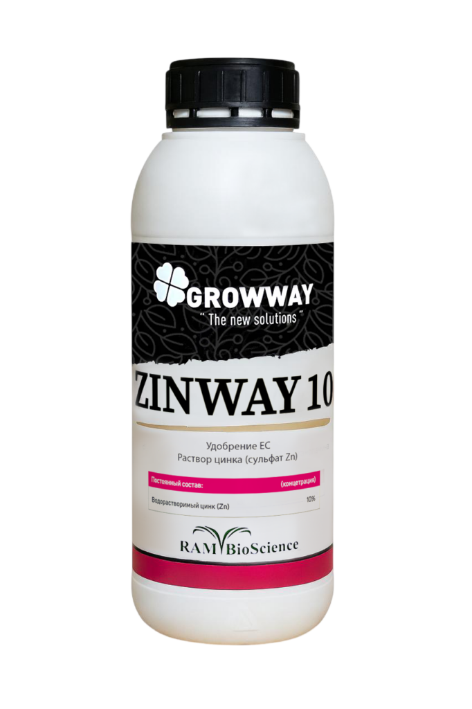 Цинковое удобрение ZINWAY, флакон 1 л