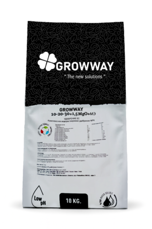 Удобрение GROWWAY 10-20-30 + 1.5MgO + TE, мешок 10 кг